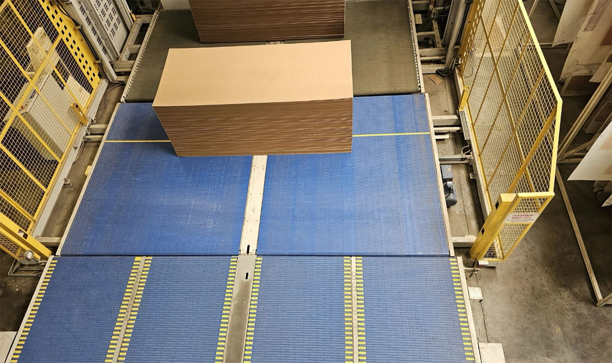 Oluklu mukavva (corrugated board) endüstrisinde modüler plastik bantlar